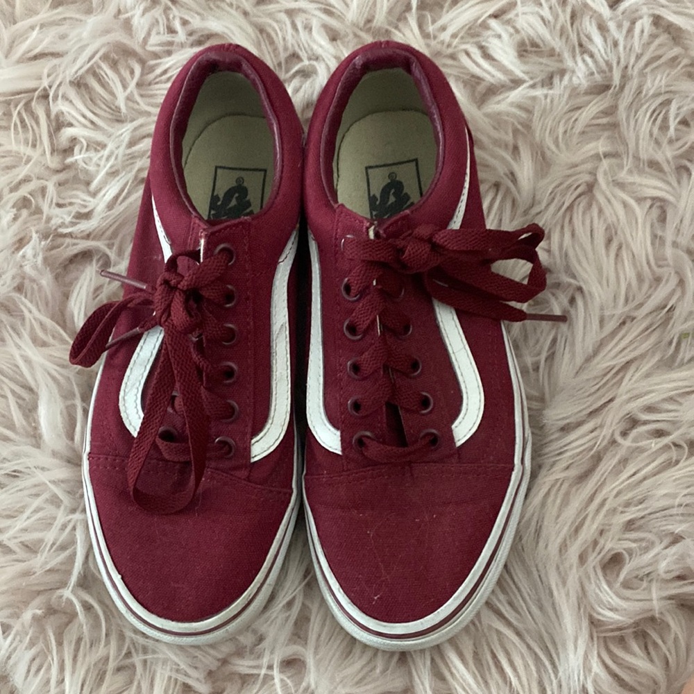Maroon Vans